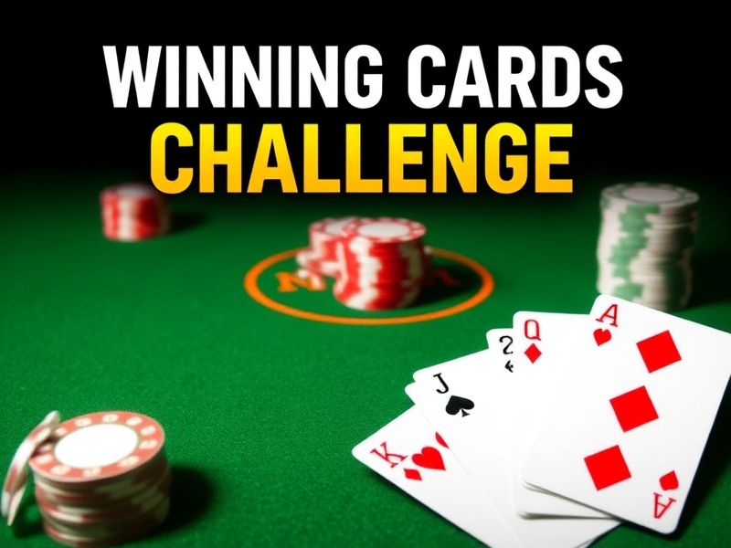 Master the art of gambling with our comprehensive guides and strategies for the 'winning cards challenge.' Learn expert-endorsed techniques to improve your skills in popular card games like poker and blackjack.